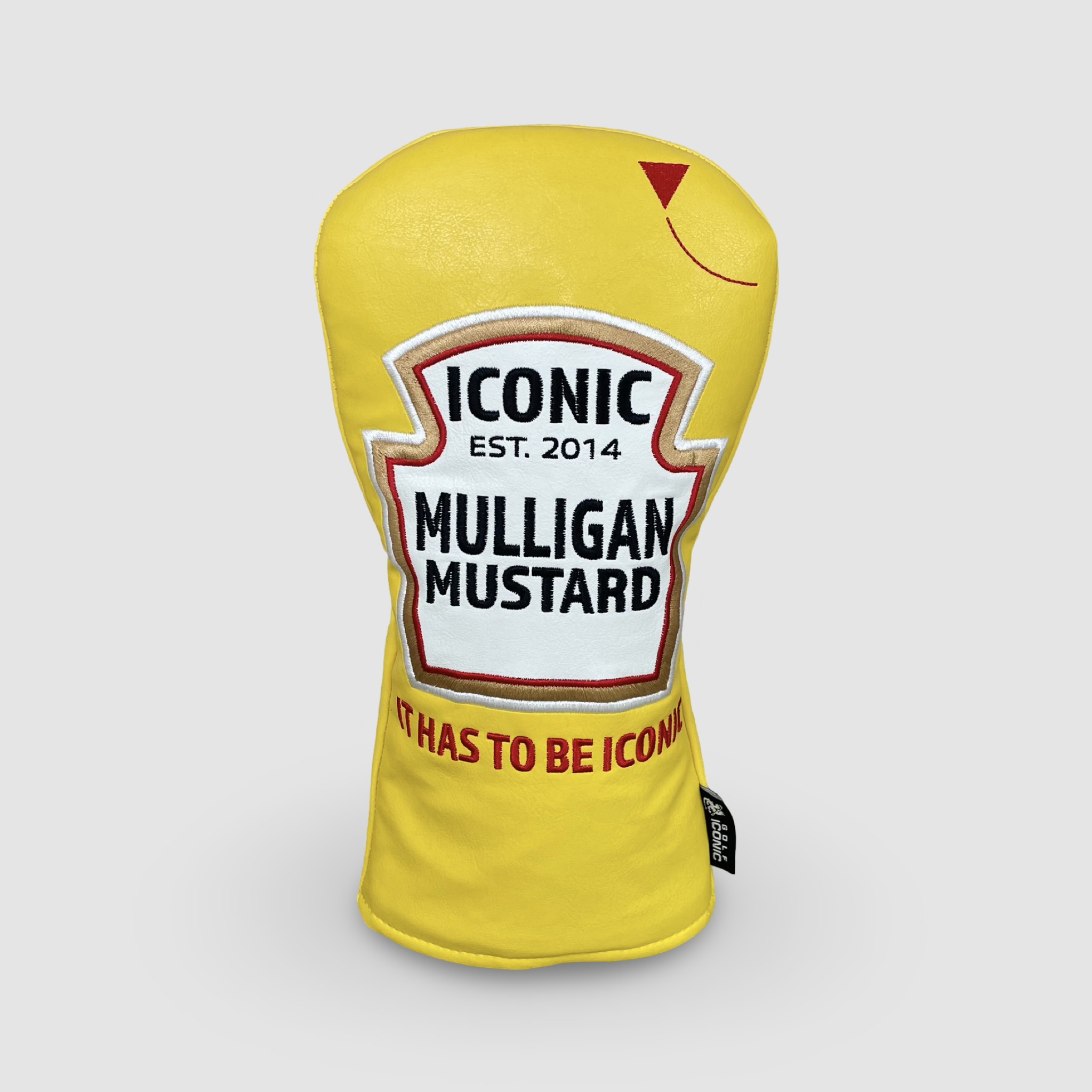 mustard driver golf headcover
