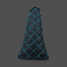 Blade putter golf putter headcover. Black with tiffany quilted stitching.