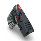 A golf putter headcover featuring a dragon head shape.