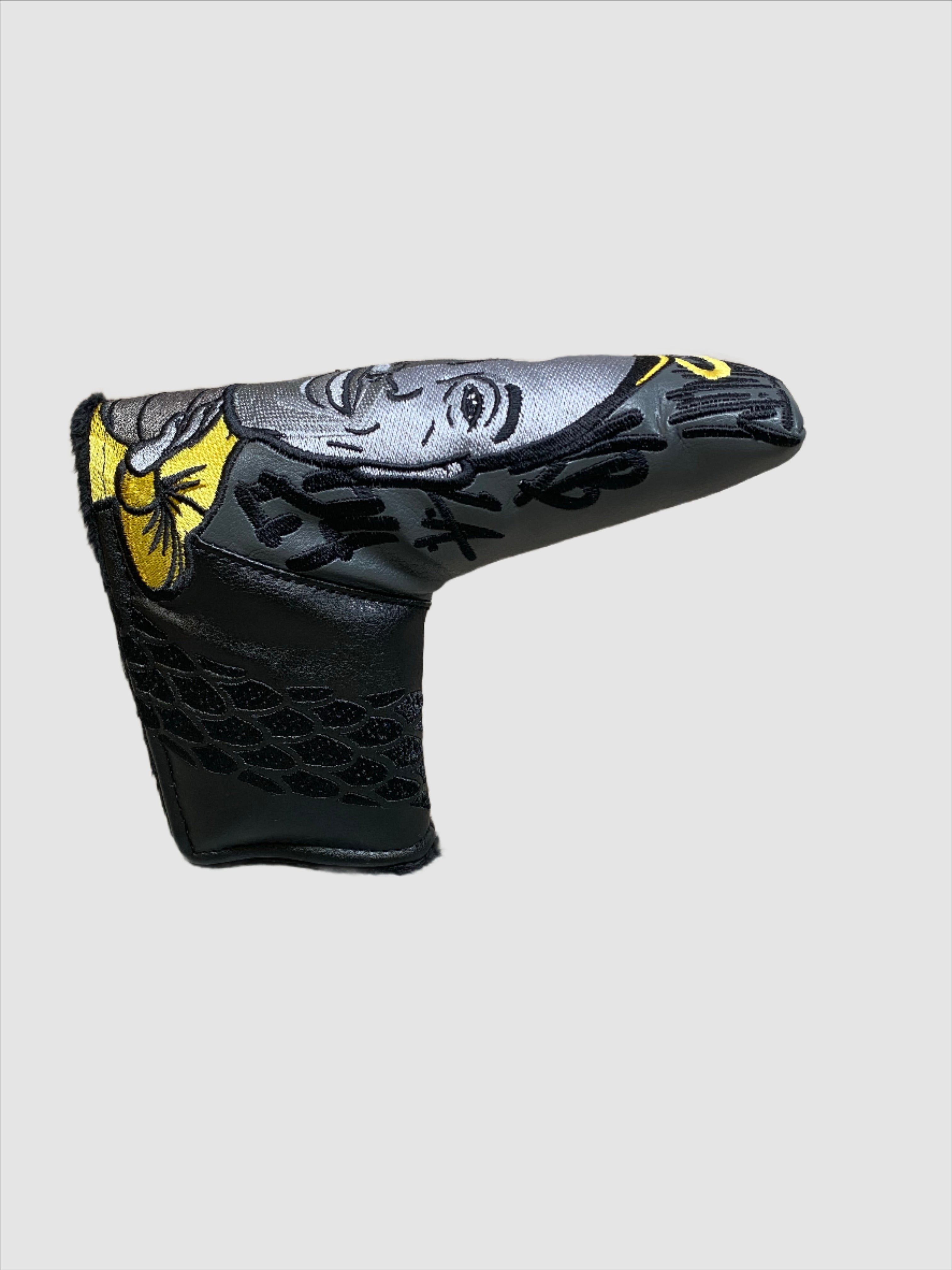 F.C.R.B. - FCRB PUTTER HEAD COVER バンダナ ブラック FCRB PUTTER HEAD COVER パター バンダナ柄 Bristol ヘッドカバー